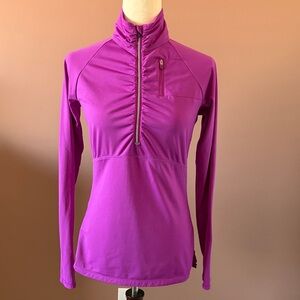 Athleta Alacrity 1/4 Zip Track Jacket